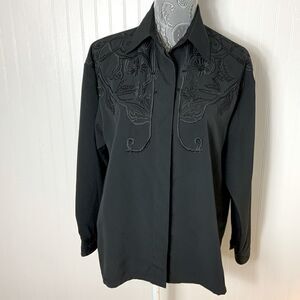 Women’s Vintage Gantos embroidered blouse